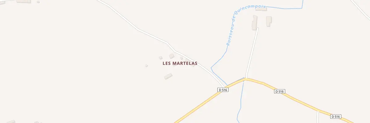 Plan du 1 Imp des Martelas à Laleu