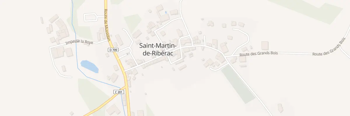 Plan du 26 Rue Guy de Larigaudie à Saint-Martin-de-Ribérac