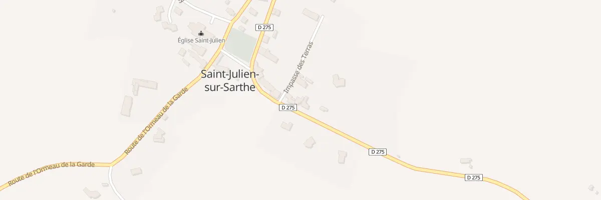 Plan du 182 Le Bourg à Saint-Julien-sur-Sarthe