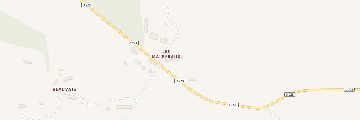 Plan du 53 Les Malberaux à Ferrières-la-Verrerie