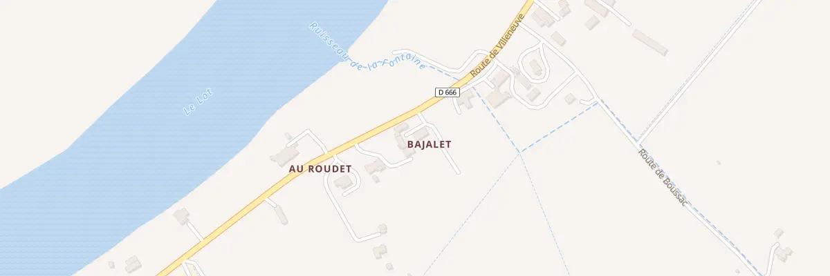Plan du 860 Rte de Villeneuve à Aiguillon