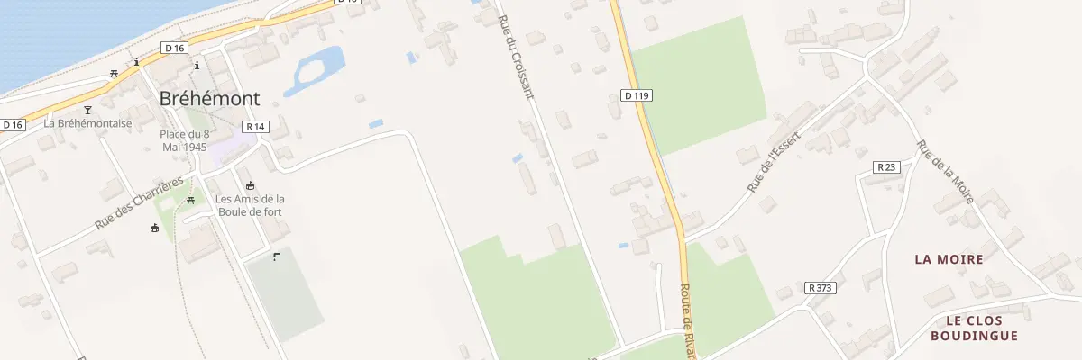 Plan du 12 Rue du Croissant à Bréhémont