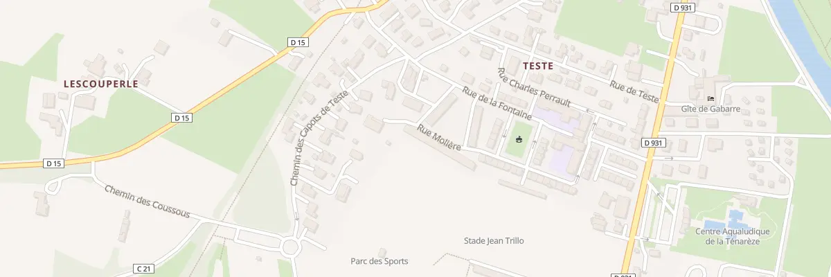 Plan du 44 Rue Molière à Condom