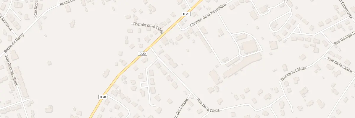 Plan du 5 Rue de la Clède à Mussidan