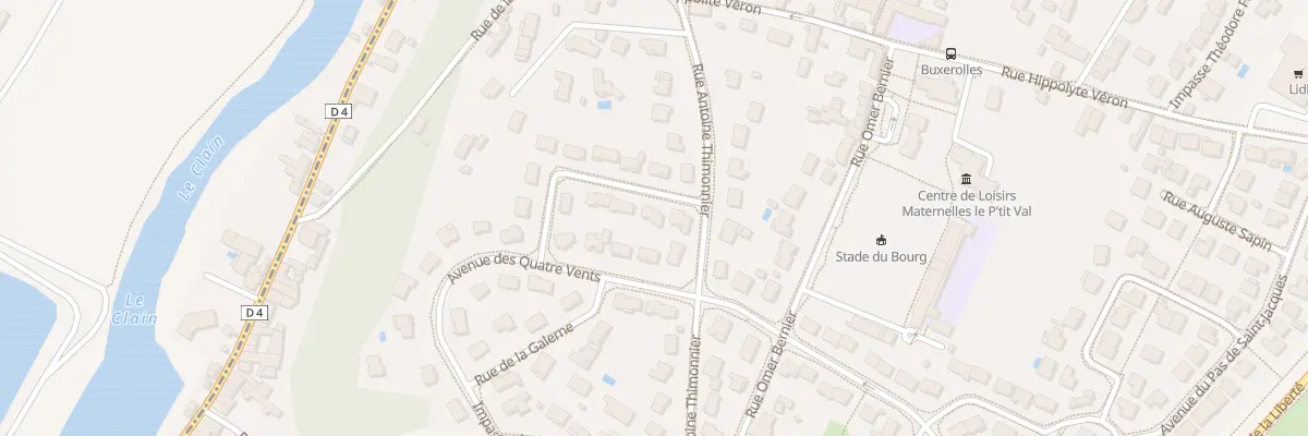 Plan du 3 Rue de l’Aquilon à Buxerolles