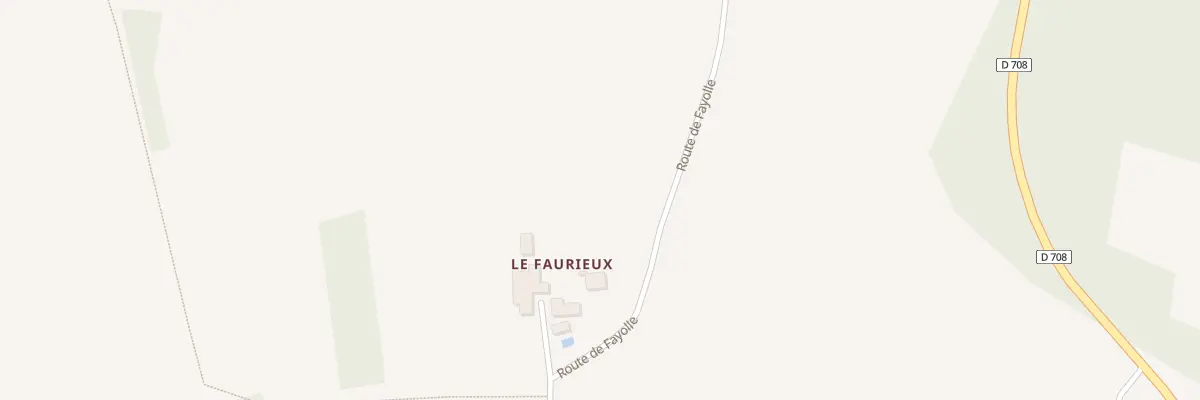 Plan du 96 Le Faurieux à Bertric-Burée
