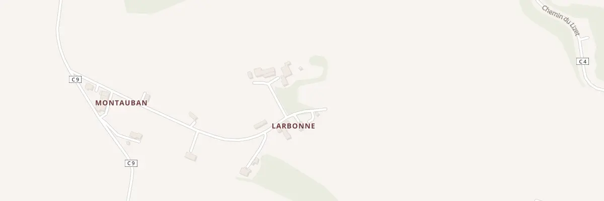 Plan du 5232 A Larbonne à Montesquiou