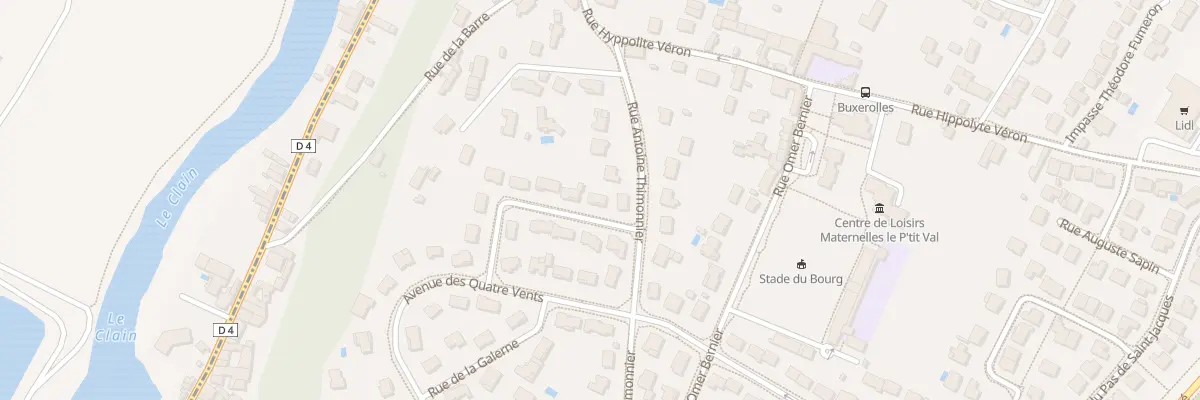 Plan du 4 Rue de l’Aquilon à Buxerolles