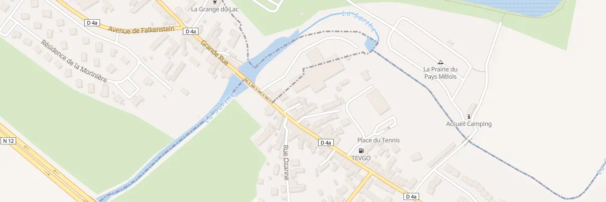 Plan du 4A Rue de Paris à Saint-Julien-sur-Sarthe
