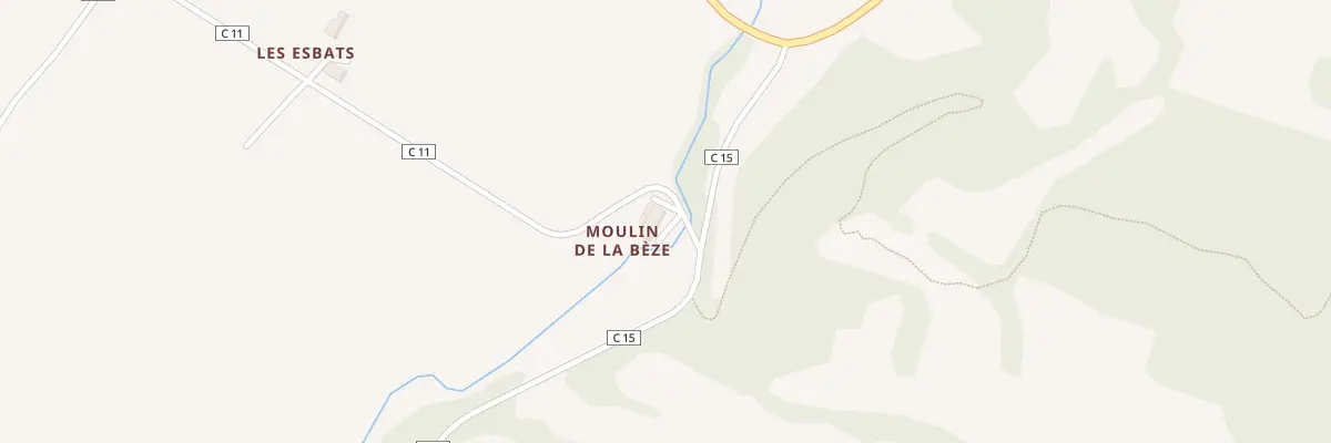 Plan du 5103 Moulin de la Beze à Bezolles