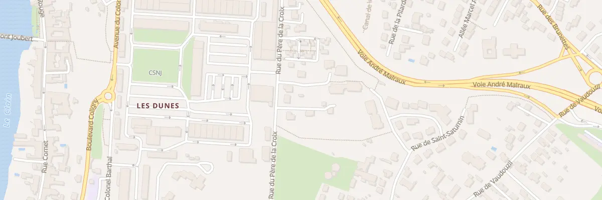 Plan du 29 Rue du Père de la Croix à Poitiers