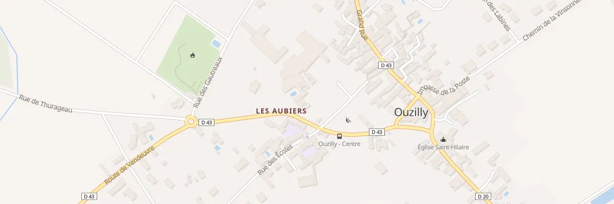 Plan du 6 Rue du Château à Ouzilly
