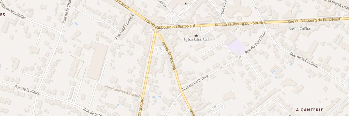 Plan du 17 Rte de Nouaille à Poitiers