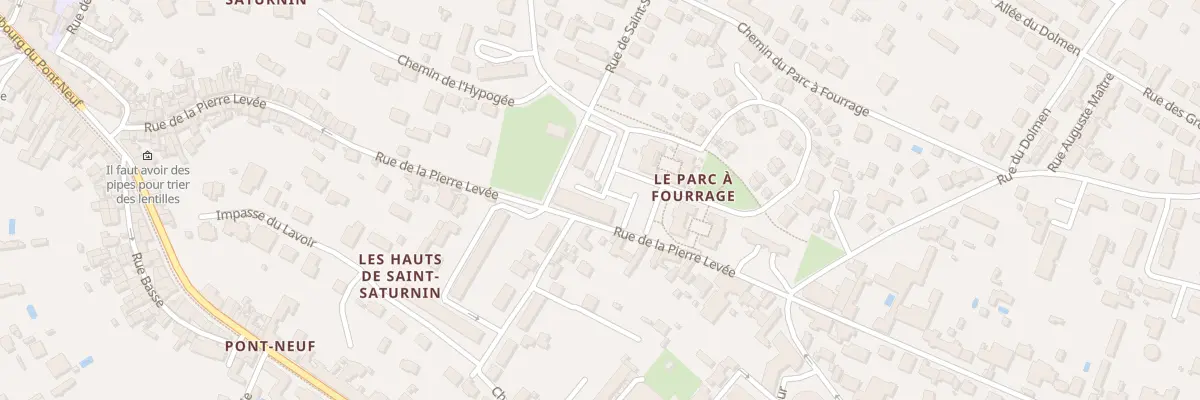 Plan du 105 Rue du Père de la Croix à Poitiers