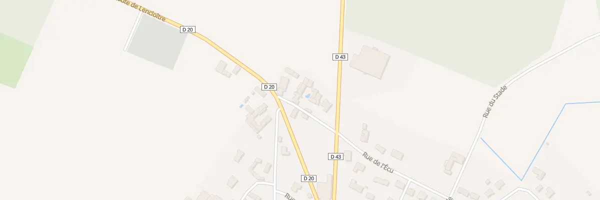 Plan du 16 Rue de l’Ecu à Ouzilly