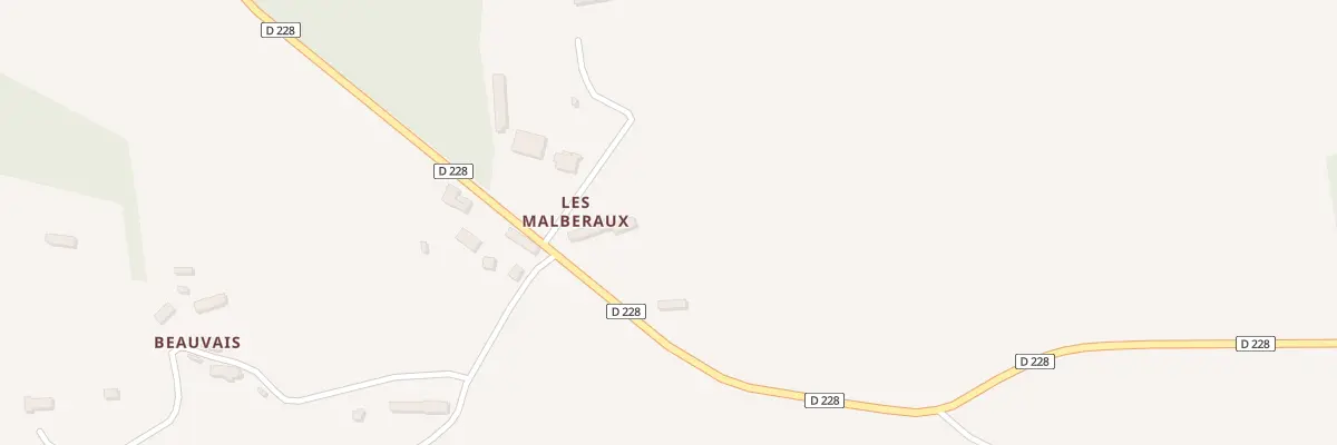 Plan du 2 Les Malberaux à Ferrières-la-Verrerie