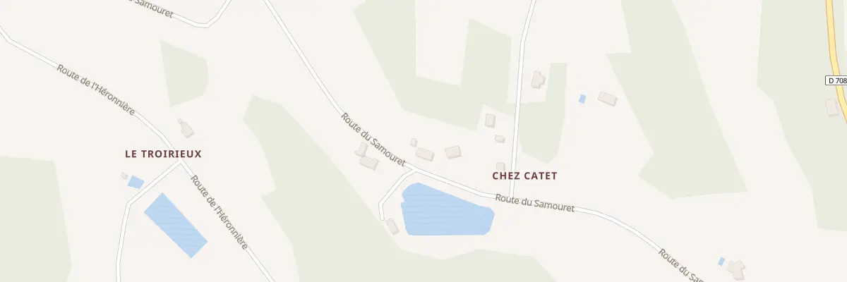 Plan du 1093 Maine Foucaud à Bertric-Burée