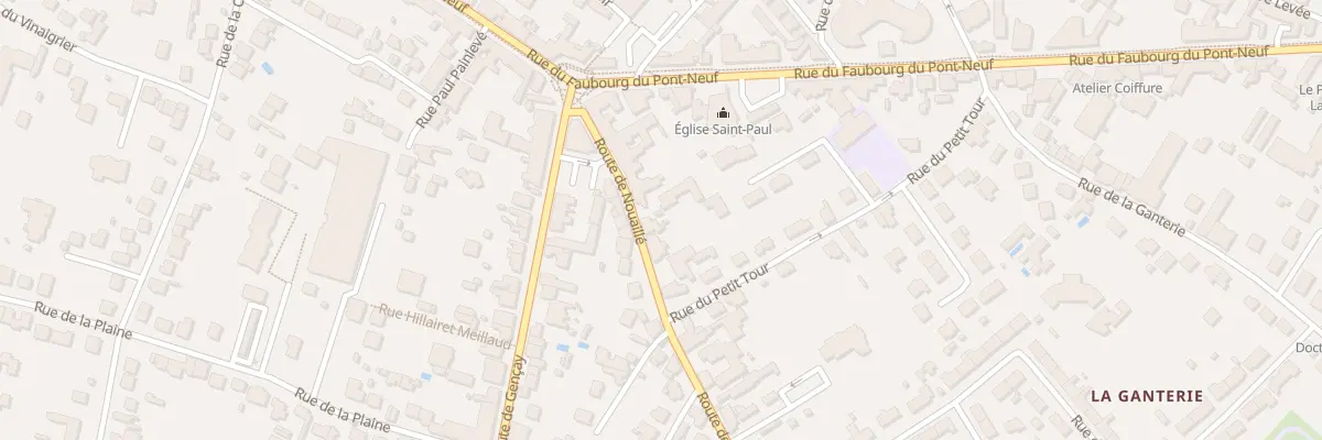 Plan du 21 Rte de Nouaille à Poitiers