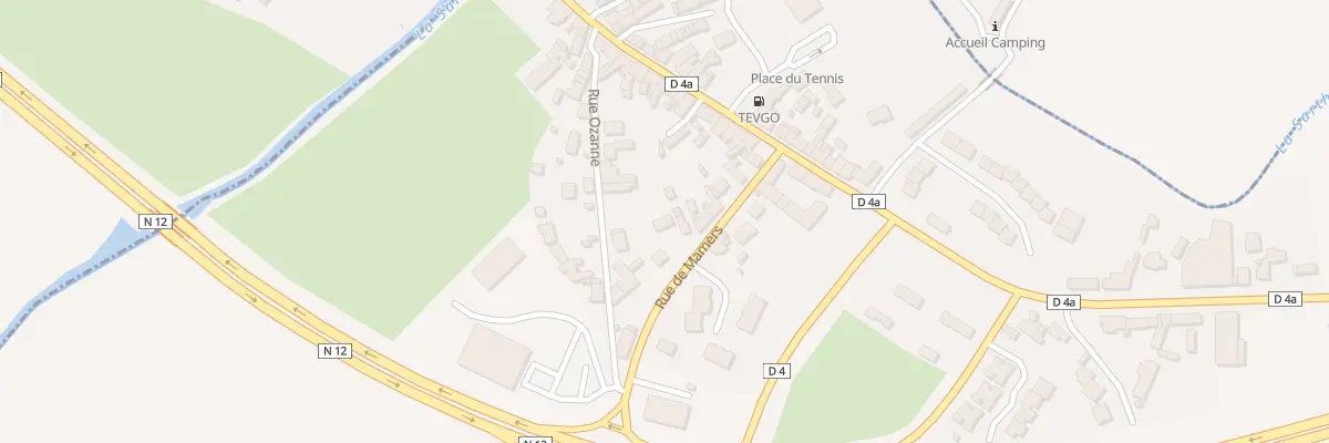Plan du 9B Rte de Mamers à Saint-Julien-sur-Sarthe