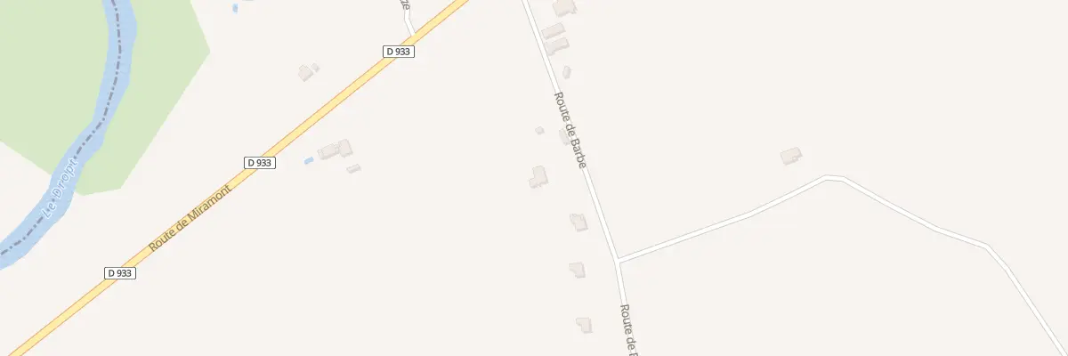 Plan du 859 Rte de Barbe à Agnac
