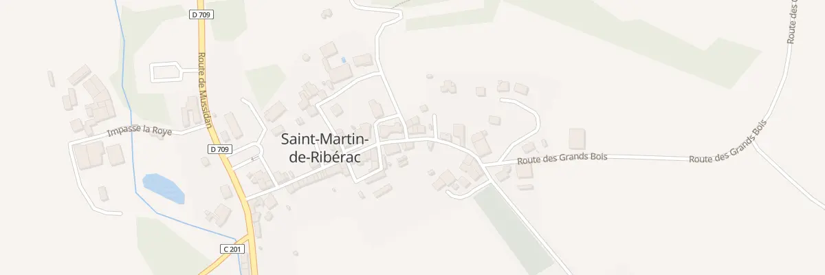 Plan du 2 Av du Petit Lourdes à Saint-Martin-de-Ribérac