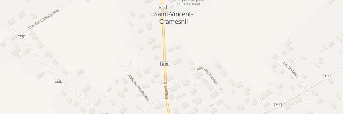 Plan du 555 Gr Grand Rue à Saint-Vincent-Cramesnil