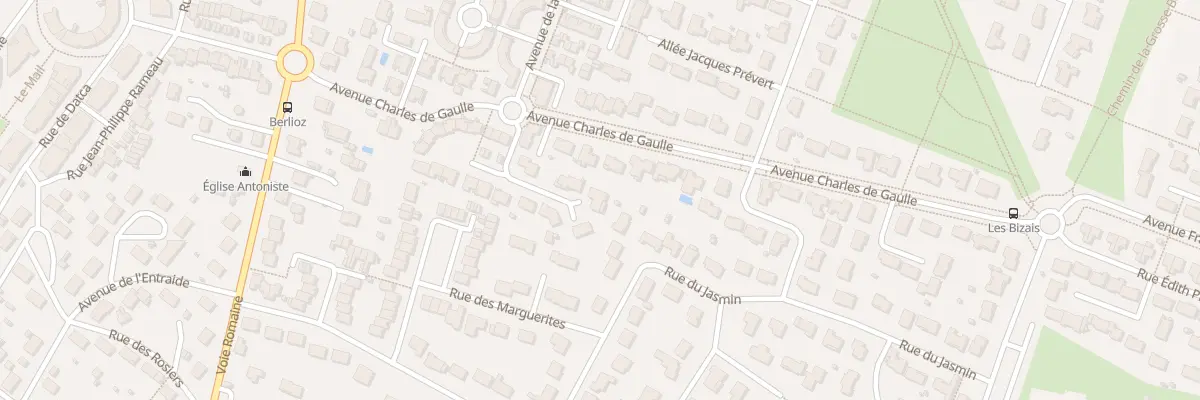 Plan du 7 Rue Paul Verlaine à Buxerolles