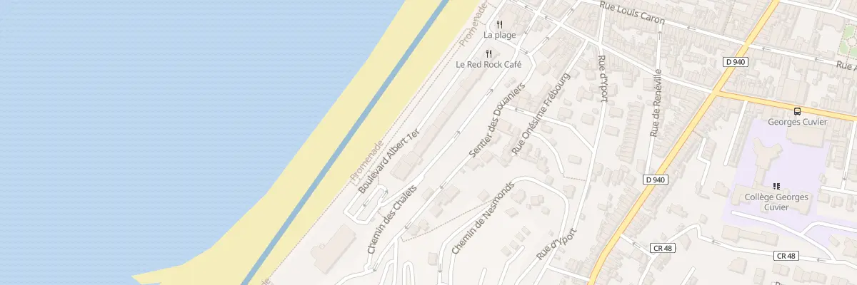 Plan du 83 Bd Albert 1er à Fécamp