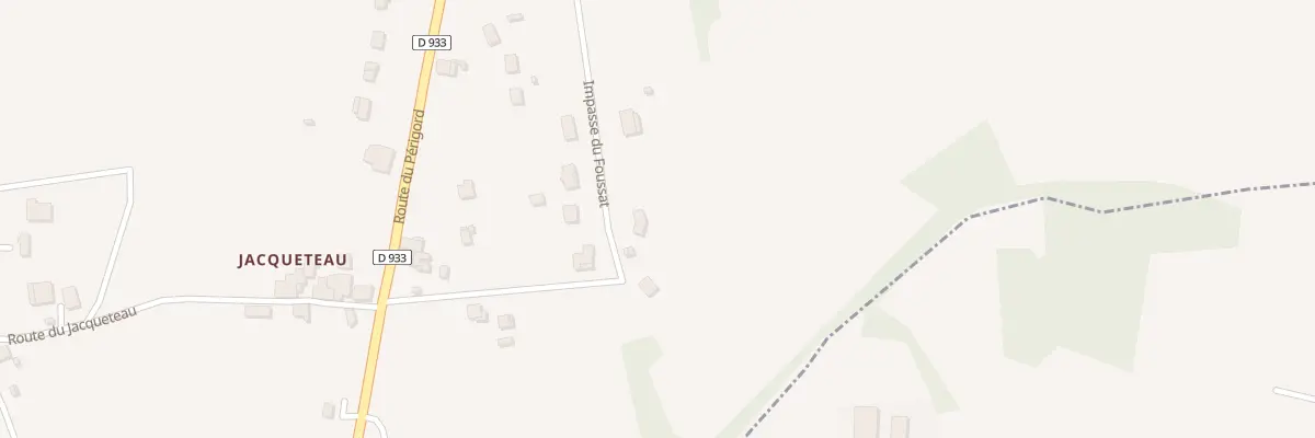 Plan du 9998 Foussat à Roumagne