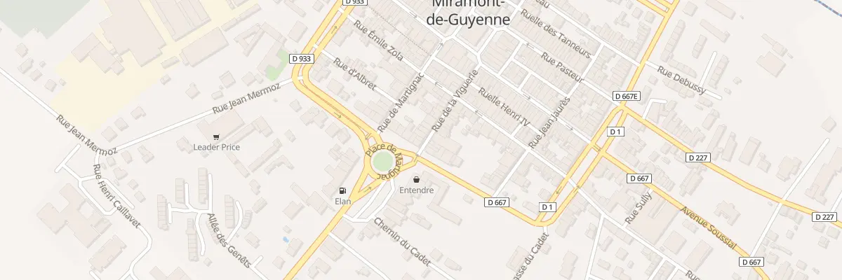 Plan du 36 Rue de la Viguerie à Miramont-de-Guyenne