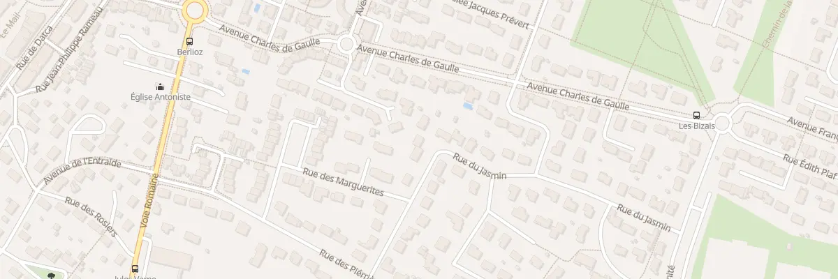Plan du 11 Rue du Jasmin à Buxerolles