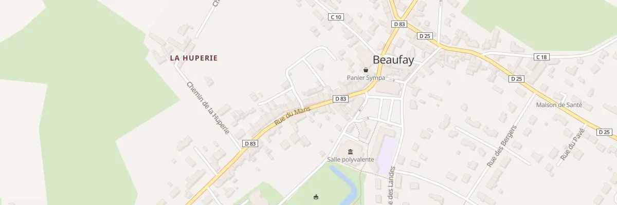 Plan du 20 Rue du Mans à Beaufay