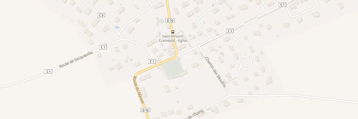 Plan du 2 Rte du Chêne à Saint-Vincent-Cramesnil