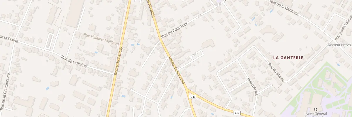 Plan du 47 Rte de Nouaille à Poitiers