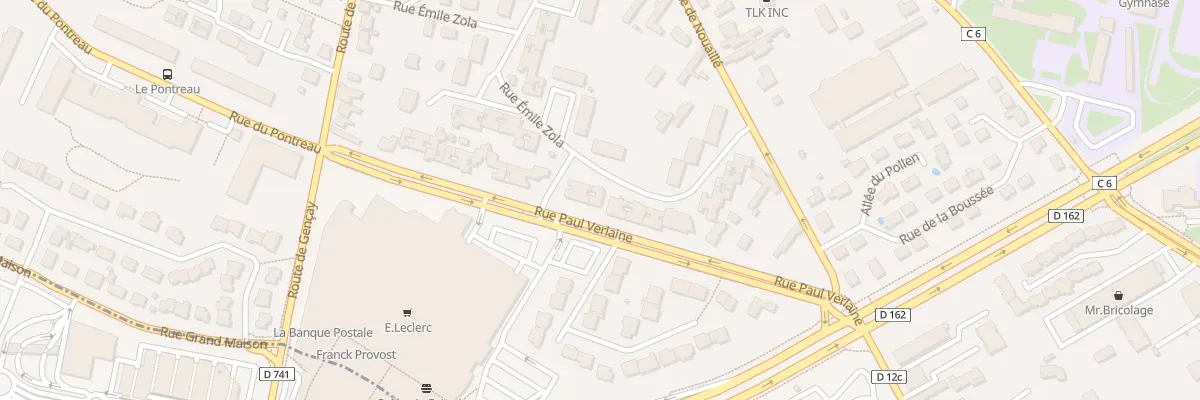Plan du 33 Rue Emile Zola à Poitiers
