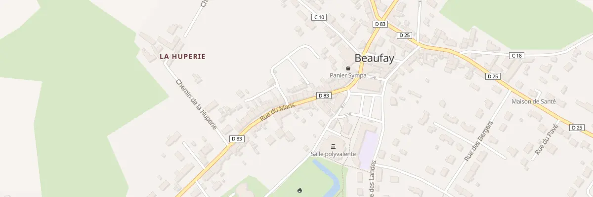 Plan du 18 Rue du Mans à Beaufay