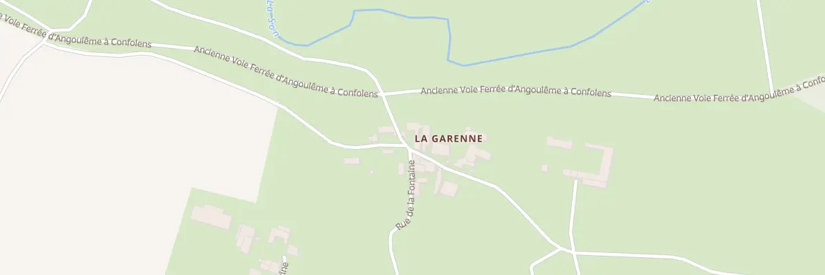 Plan du 12 Rue de la Garenne à Cellefrouin