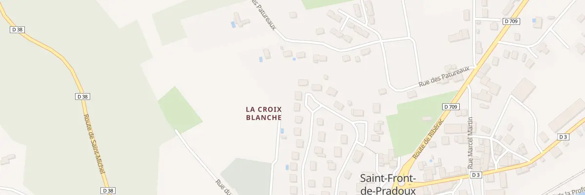 Plan du 24 Rue de la Treille à Saint-Front-de-Pradoux