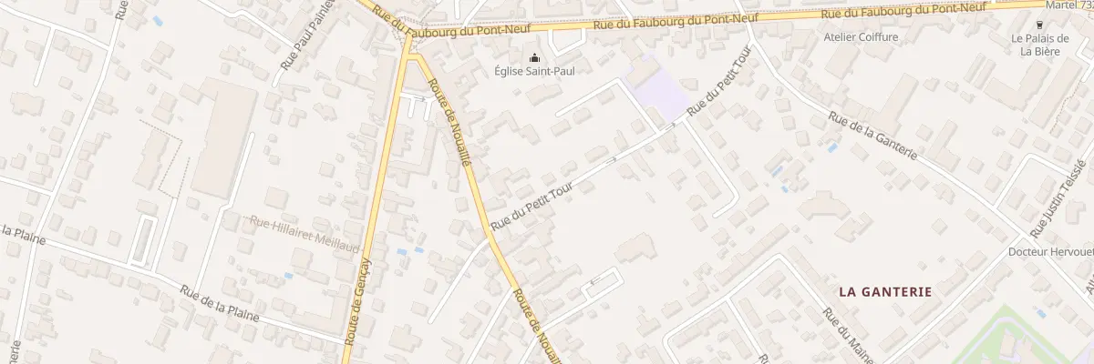 Plan du 46 Rue du Petit Tour à Poitiers