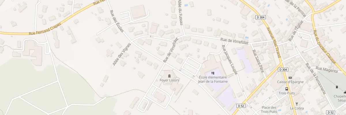 Plan du 6 Rue des Ecoles à Parigné-l’Évêque