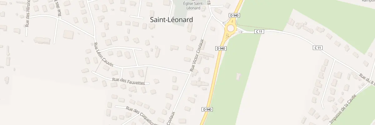 Plan du 29 Rue Victor Coviaux à Saint-Léonard