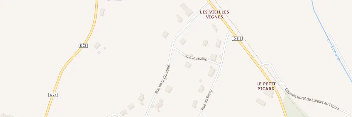 Plan du 25 Rue de la Courtine à Chazelles