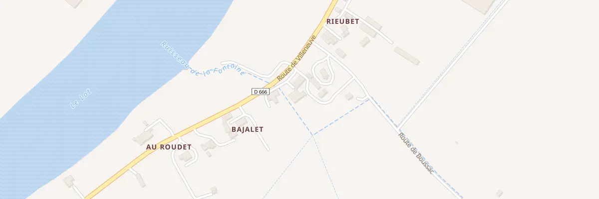 Plan du 952 Rte de Villeneuve à Aiguillon