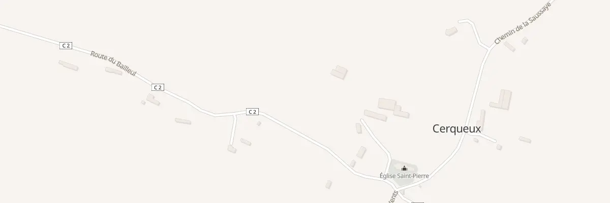 Plan du 650 Rte du Bailleul (Cerq) à Livarot-Pays-d’Auge