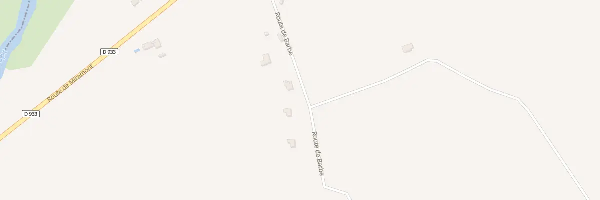 Plan du 747 Rte de Barbe à Agnac