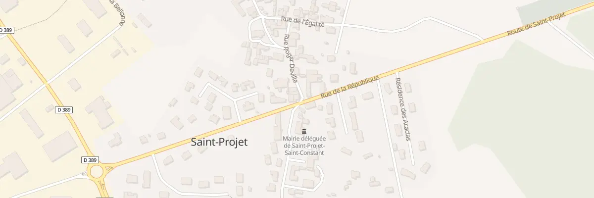 Plan du 25 Rue de la République à La Rochefoucauld-en-Angoumois