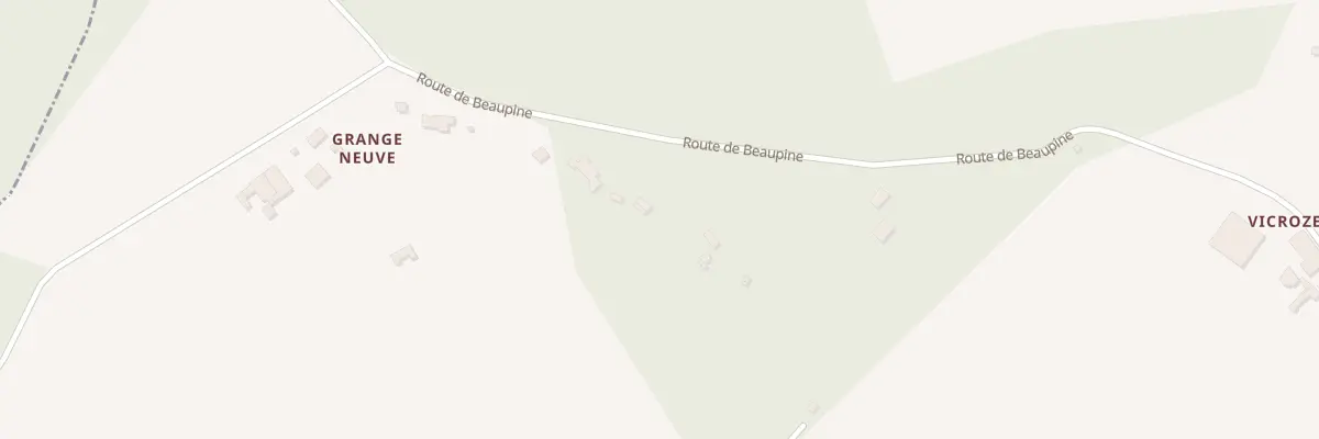 Plan du 863 Rte de Beaupine à Cherval