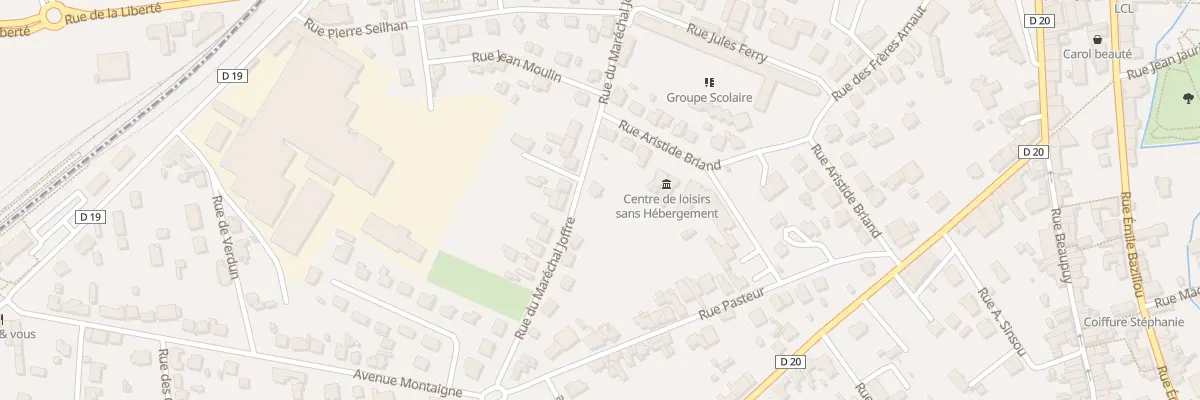 Plan du 3 Rue du Marechal Joffre à Mussidan