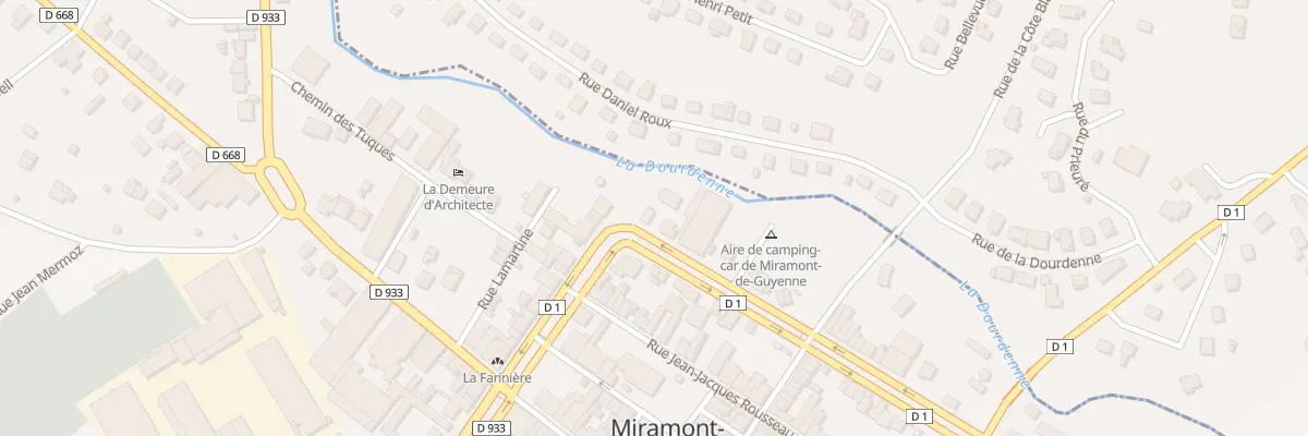 Plan du 68 Bd Gambetta à Miramont-de-Guyenne