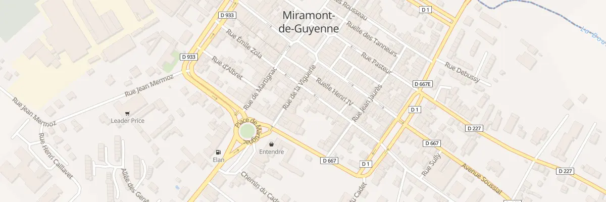 Plan du 19 Rue de la Viguerie à Miramont-de-Guyenne